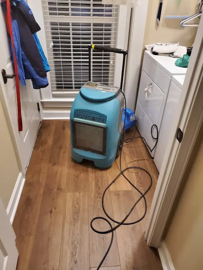 Commercial dehumidifier deployed for Flood Damage Cleanup in Hartsville